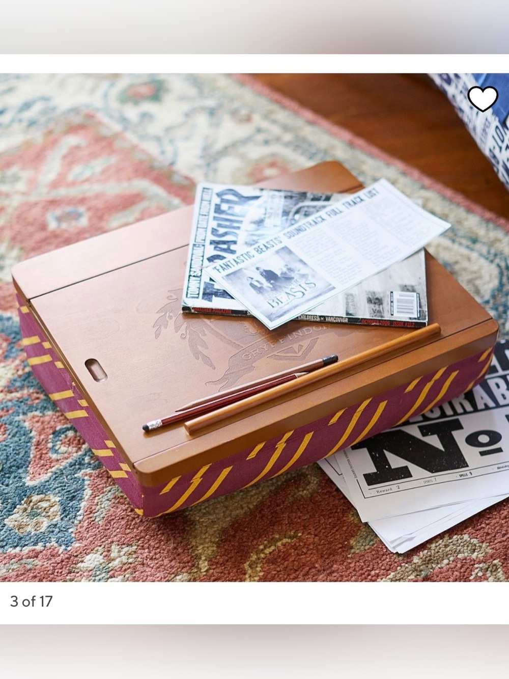 Pottery Barn Teen Harry Potter Gryffindor Lapdesk